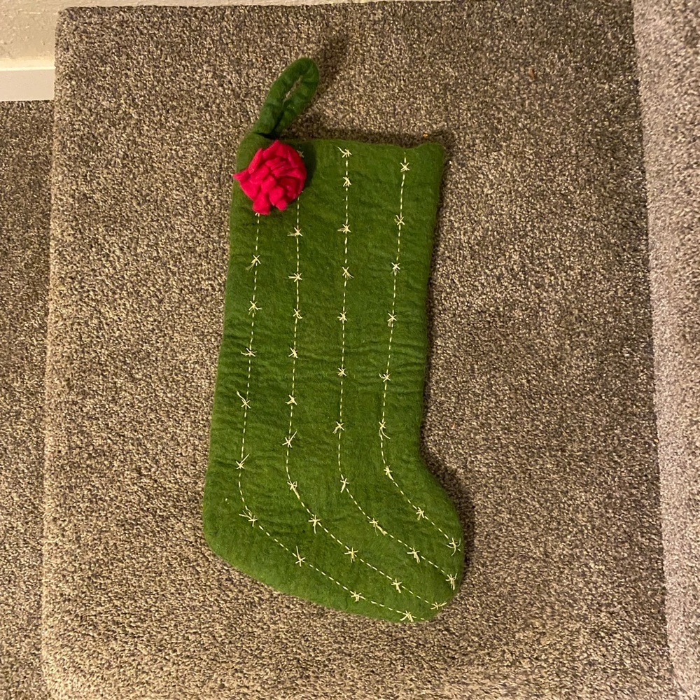 Cactus Christmas stockings (set of 3)